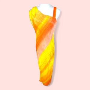 Du‎ Paradis by Anthropologie NWT SZ LGE Obre one shoulder maxi dress